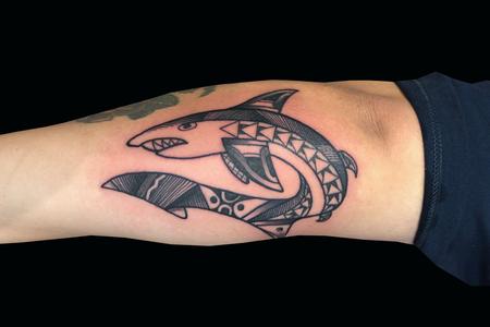 Tattoos - Polynesian Shark - 137927